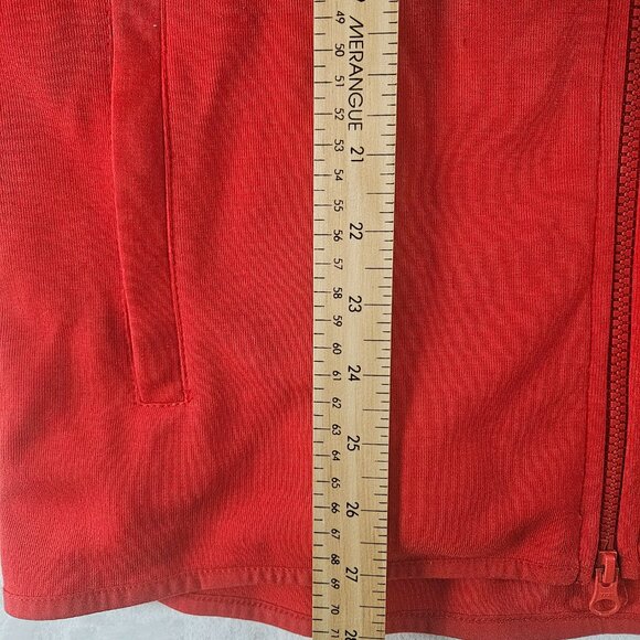 Hudson's Bay Unisex Size Small Canada Maple Leaf Zip Hoodie Red Strong And Free - Picture 15 of 15